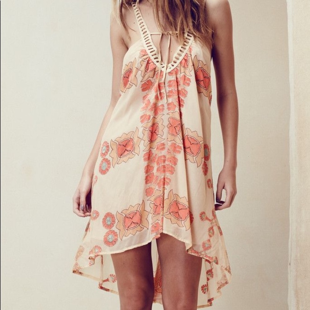 For Love And Lemons Barcelona Halter Mini Dress 🌺